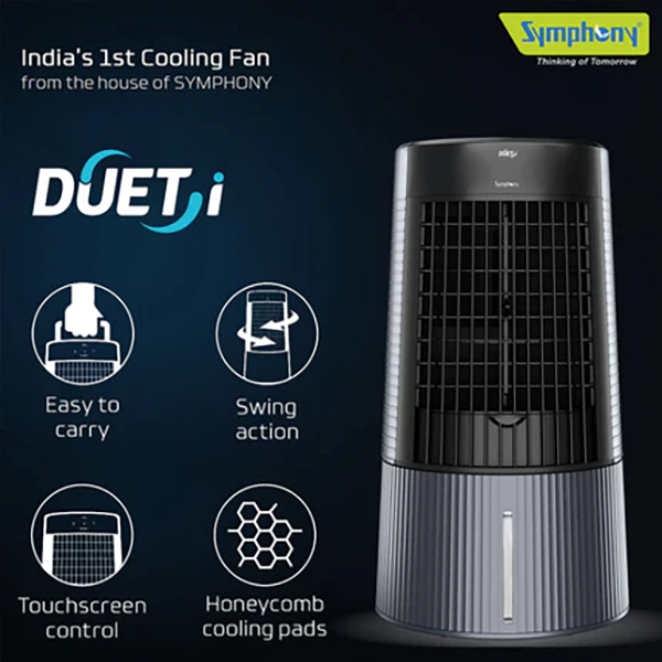 Buy Symphony 6 Litres DUET I Superior cooling fan - Vasanth and Co