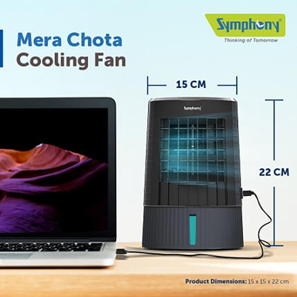 Buy Symphony 1 Litre DUET MINI Personal Table Cooling Fan - Vasanth and Co