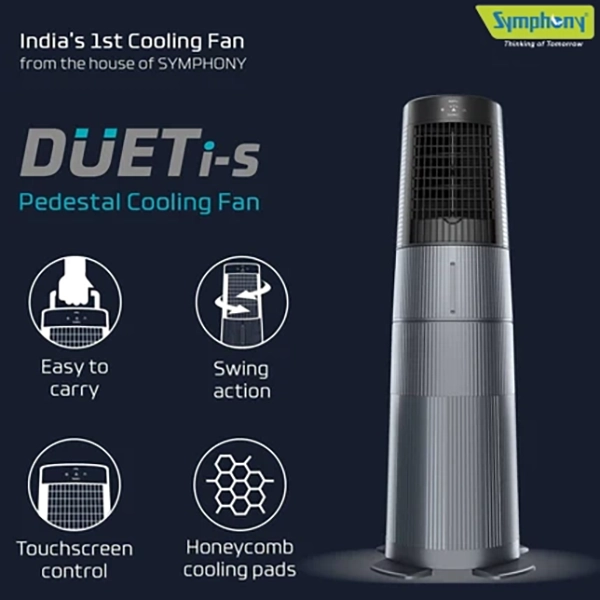 Buy Symphony 6 Litres DUET I-S Personal cooling fan - Vasanth and Co